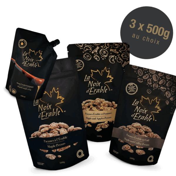 Ensemble Gourmand Pacanes & Sirop d’Érable